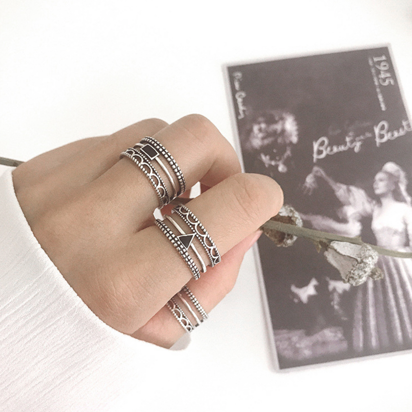 Boho Style Triple Band Ring