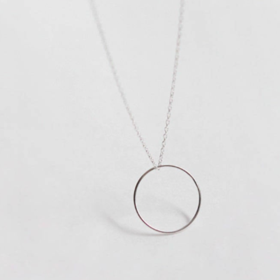 Circle Pendant Necklace