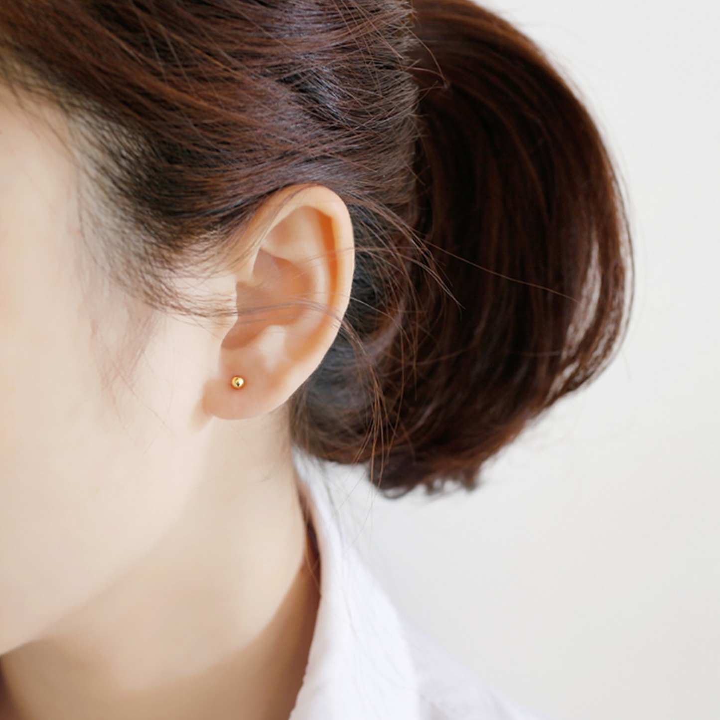 Sterling Silver Ball Studs