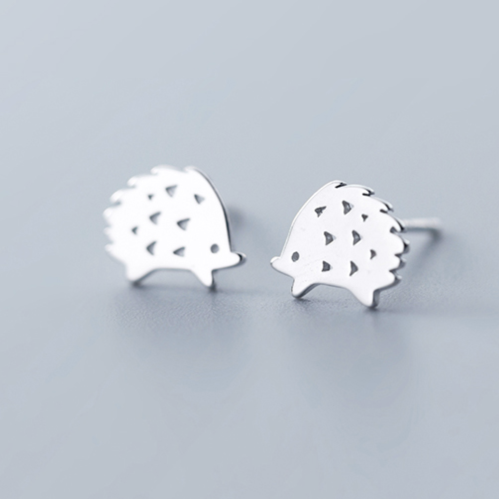 Tiny Hedgehog Stud Earrings