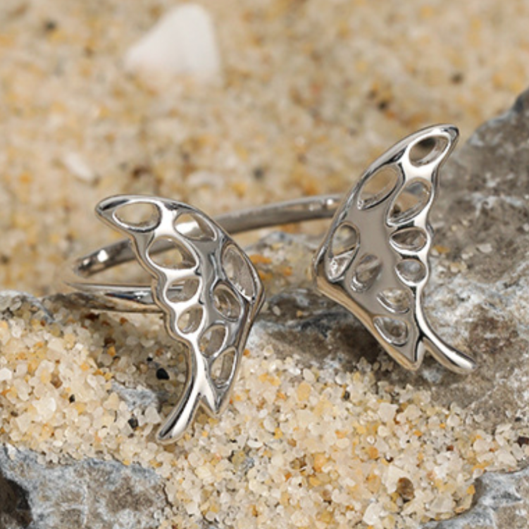 Adjustable Butterfly Ring