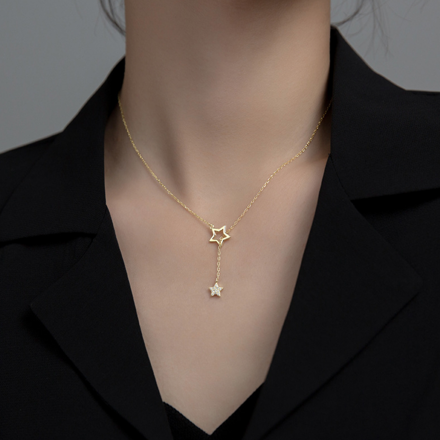 Star Threader Pendant Necklace