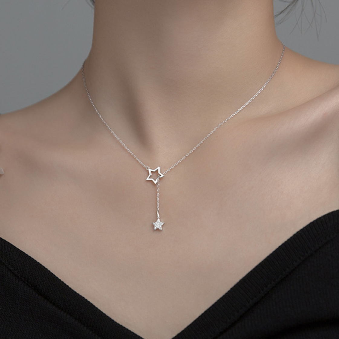 Star Threader Pendant Necklace