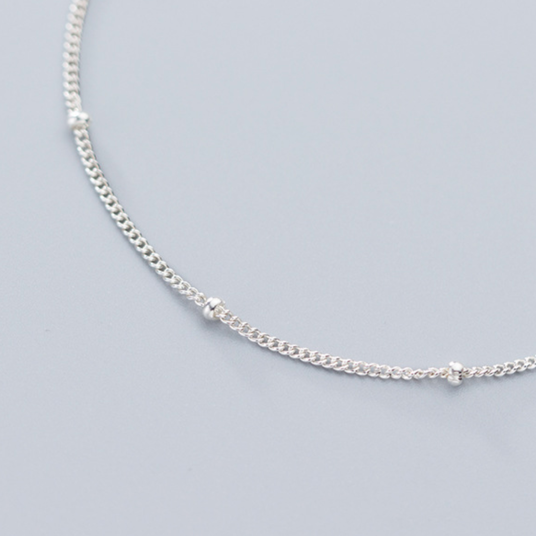Bead Detail Chain Bracelet