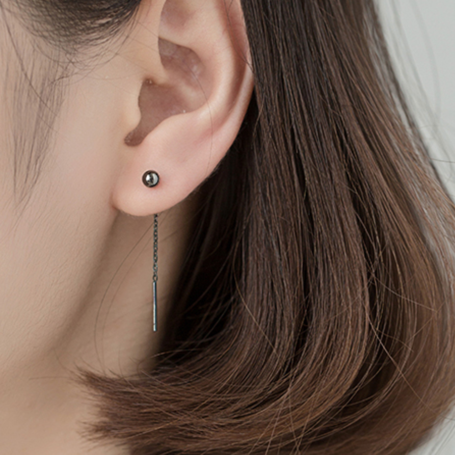 Ball Threader Earrings