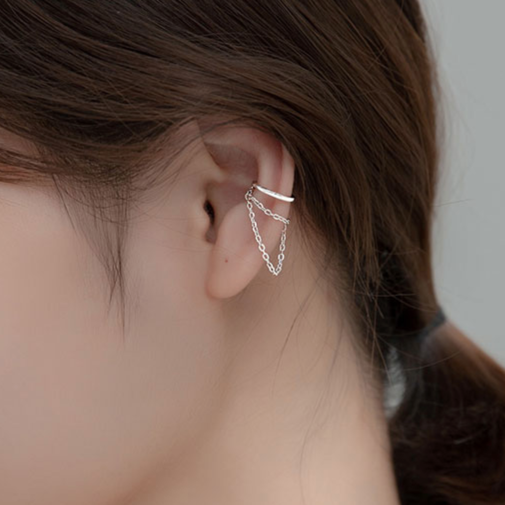 Chain Dangle Ear Cuff