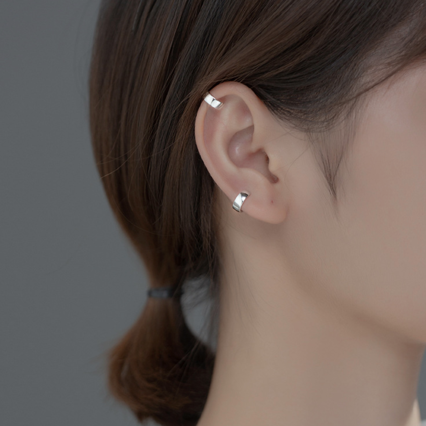 Minimalist Hoop Ear Cuff
