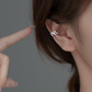Crystal Detail Leaf Ear Cuff