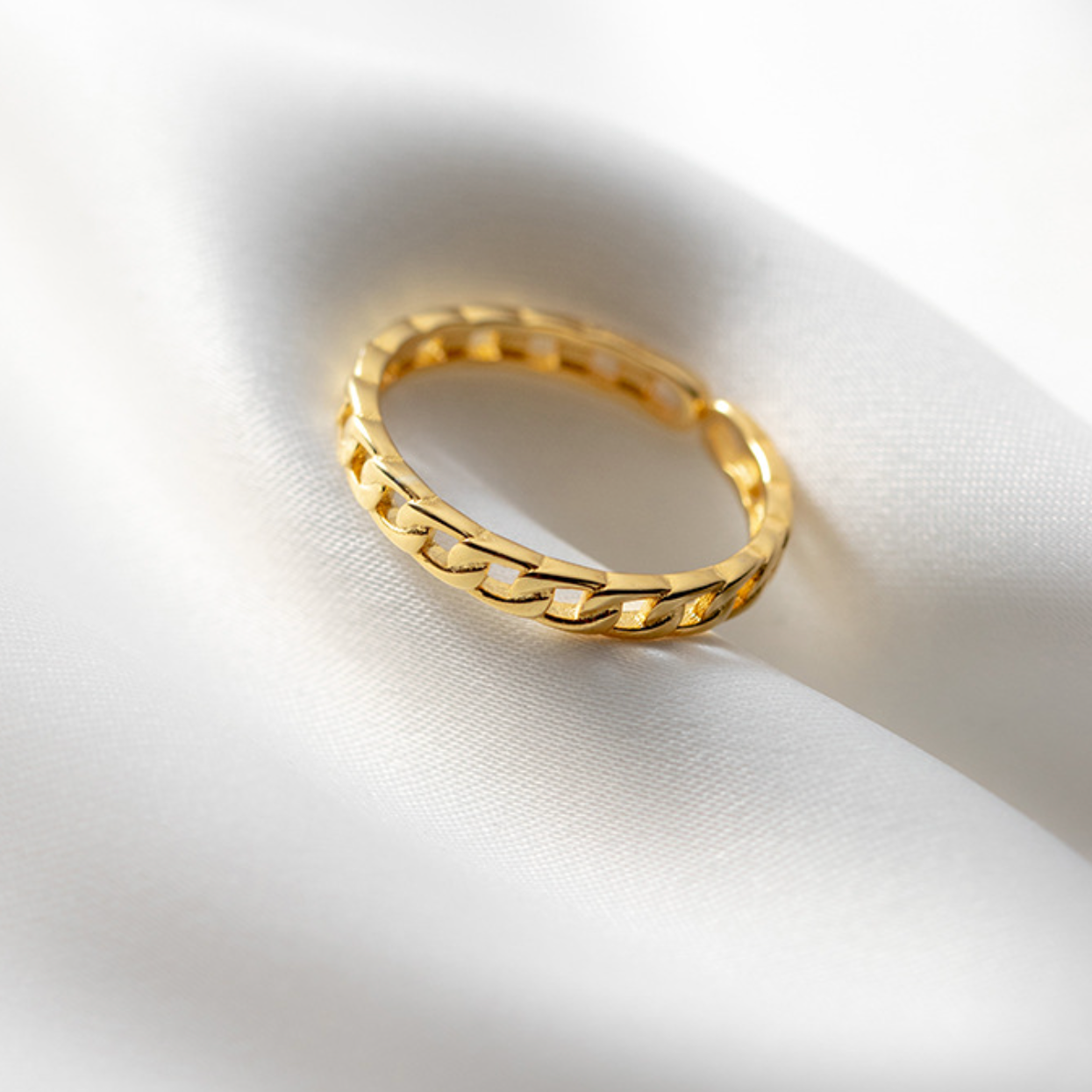 Chain Link Adjustable Ring