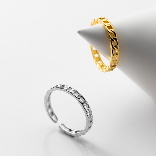 Chain Link Adjustable Ring