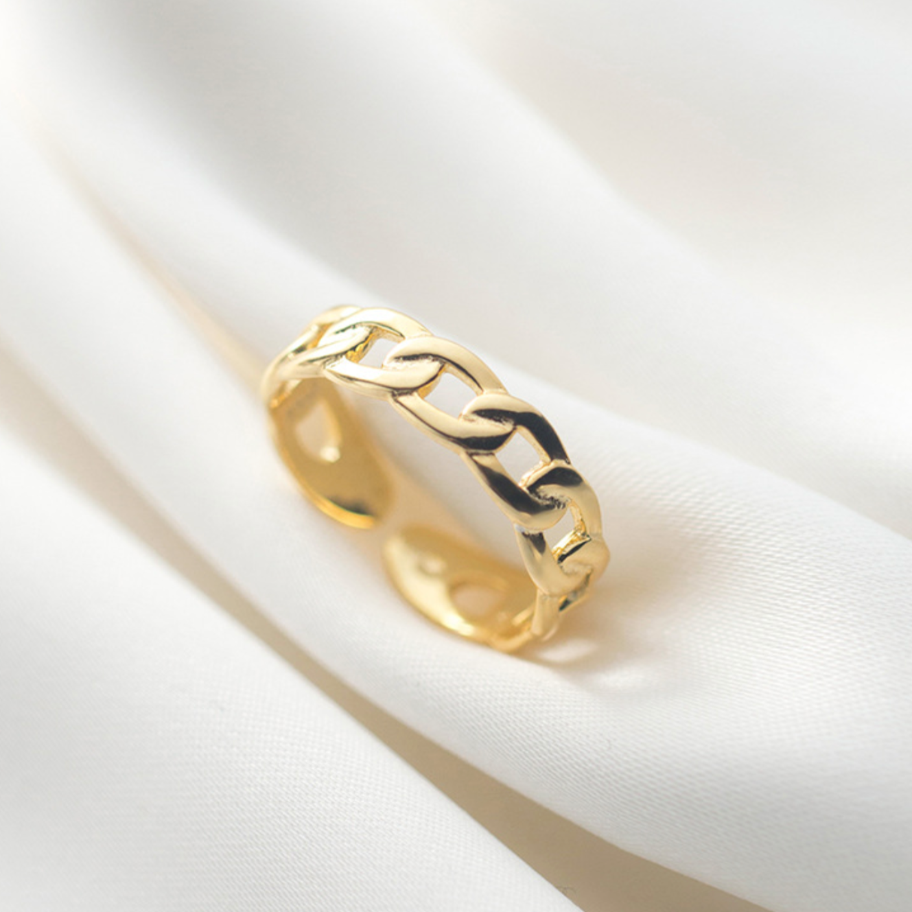 Chain Link Adjustable Ring