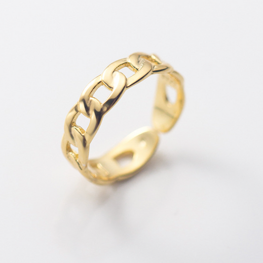 Chain Link Adjustable Ring