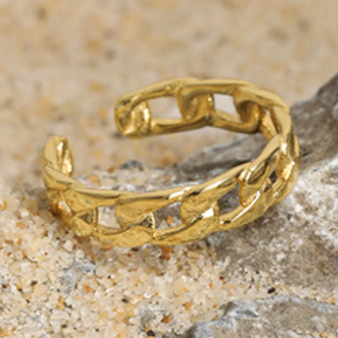 Chain Link Adjustable Ring