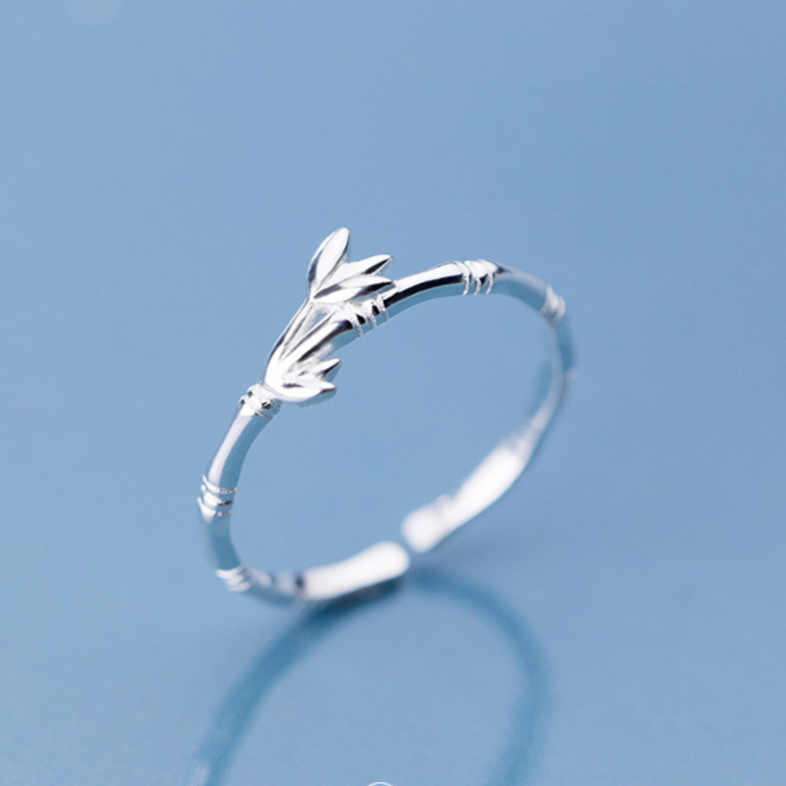 Bamboo Branch Adjustable Ring