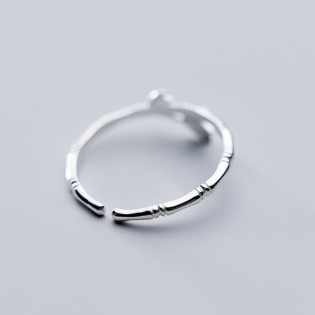 Bamboo Branch Adjustable Ring