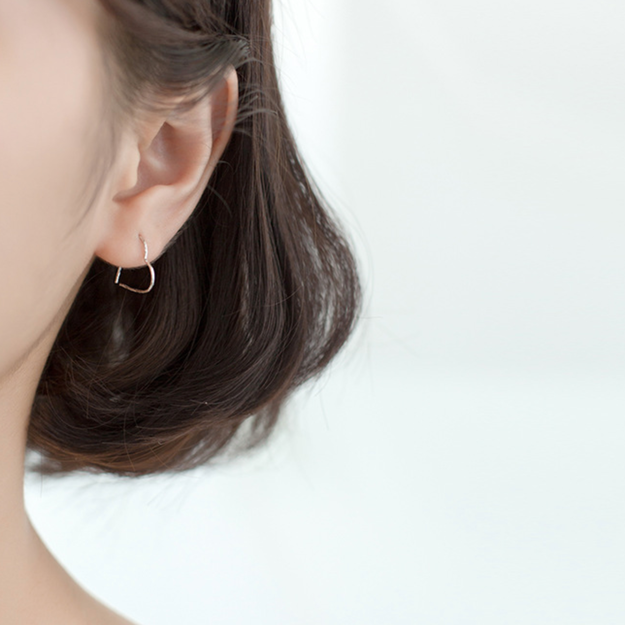Heart Hoop Earrings