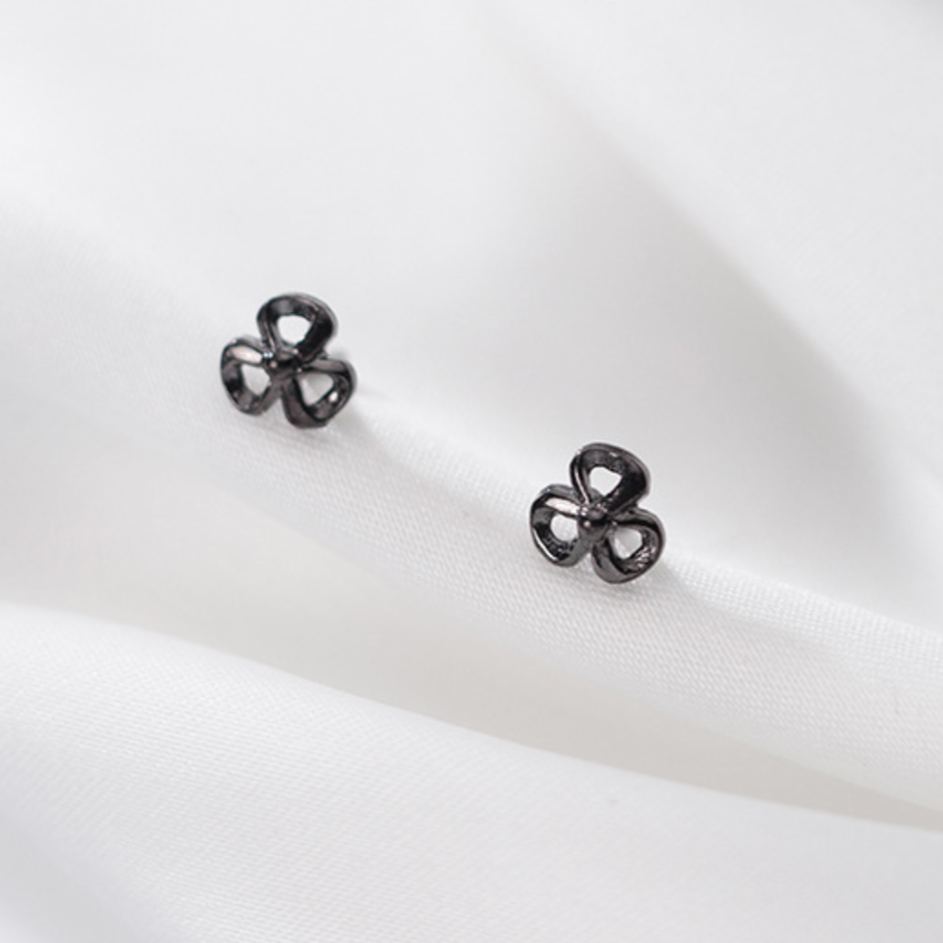 Sterling Silver Flower Earrings