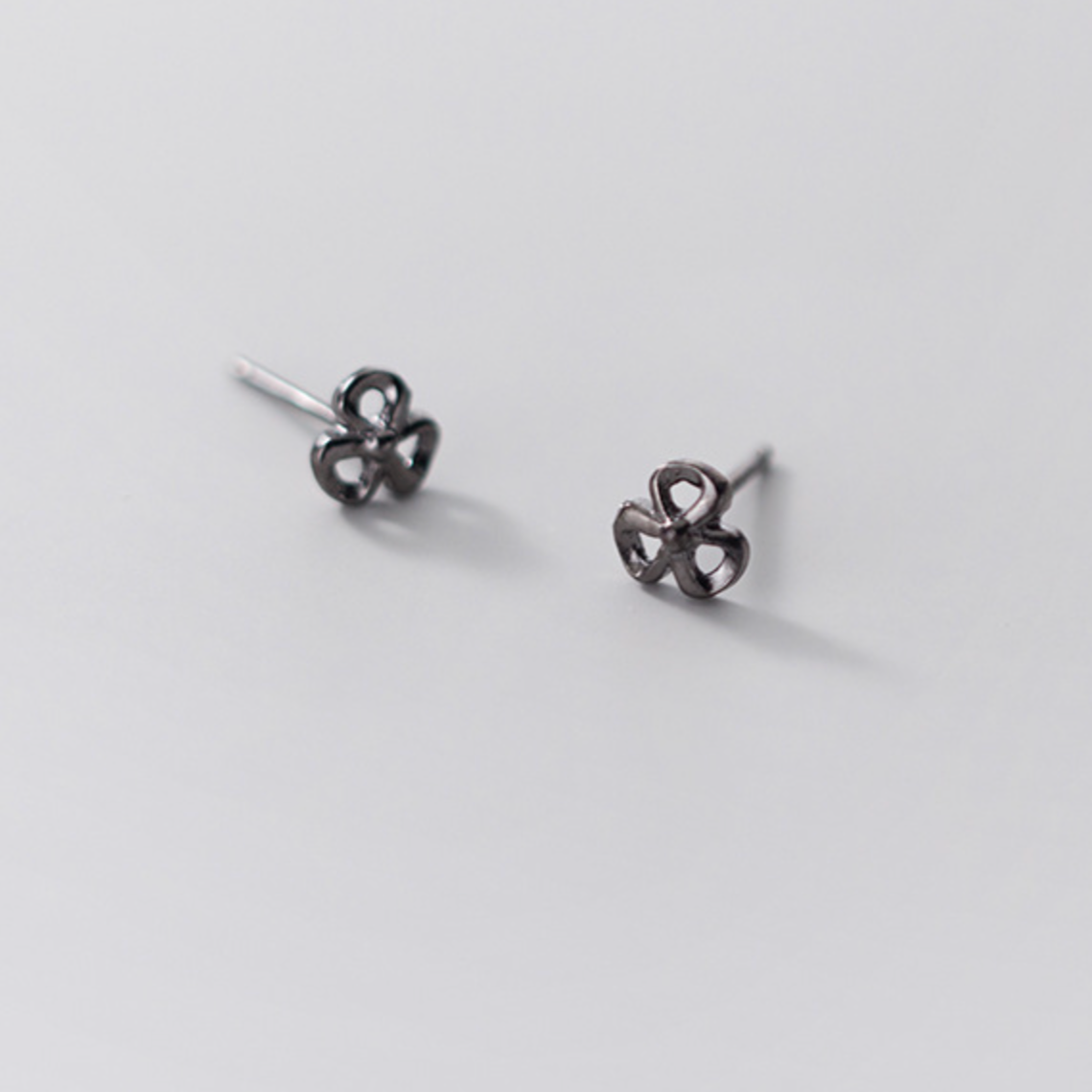 Sterling Silver Flower Earrings