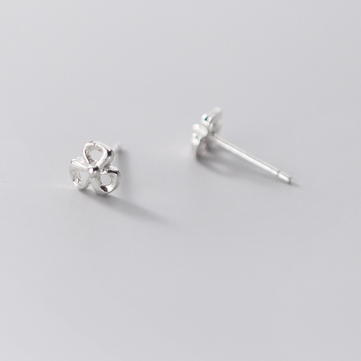 Sterling Silver Flower Earrings