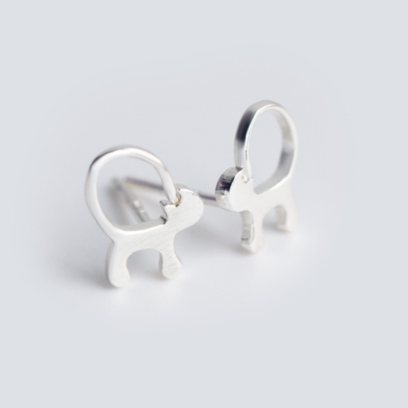 Cat Stud Earrings