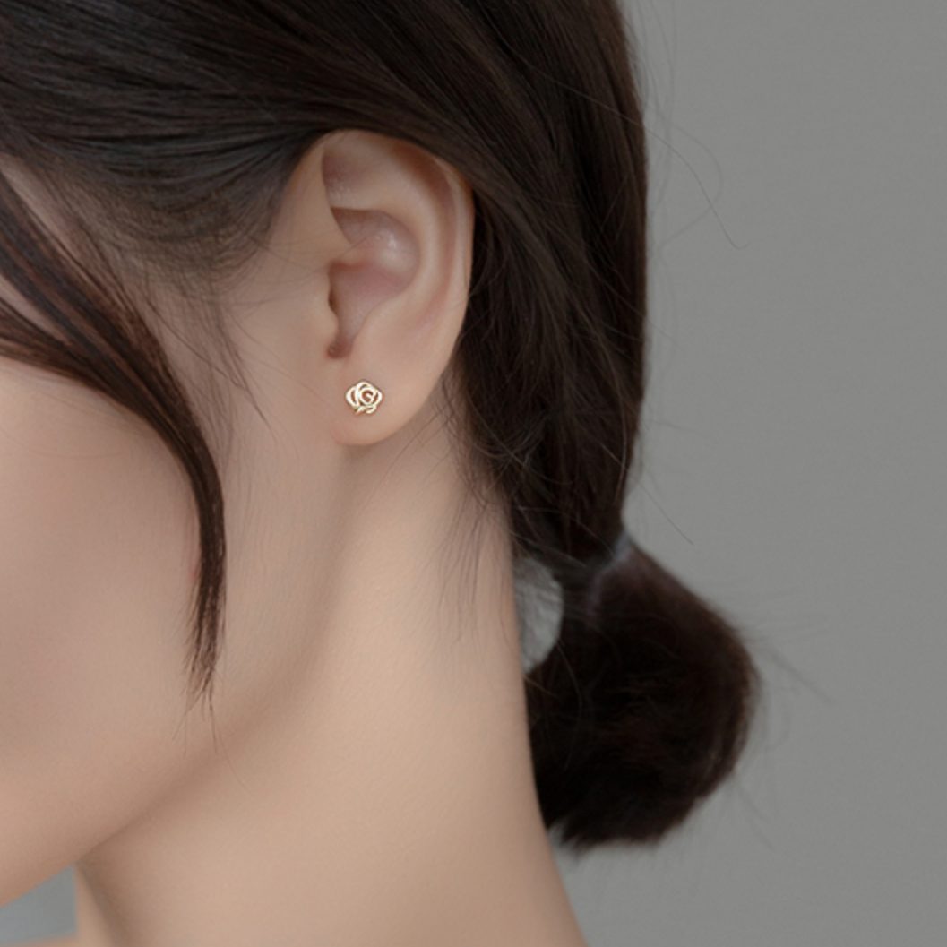 Rose Stud Earrings