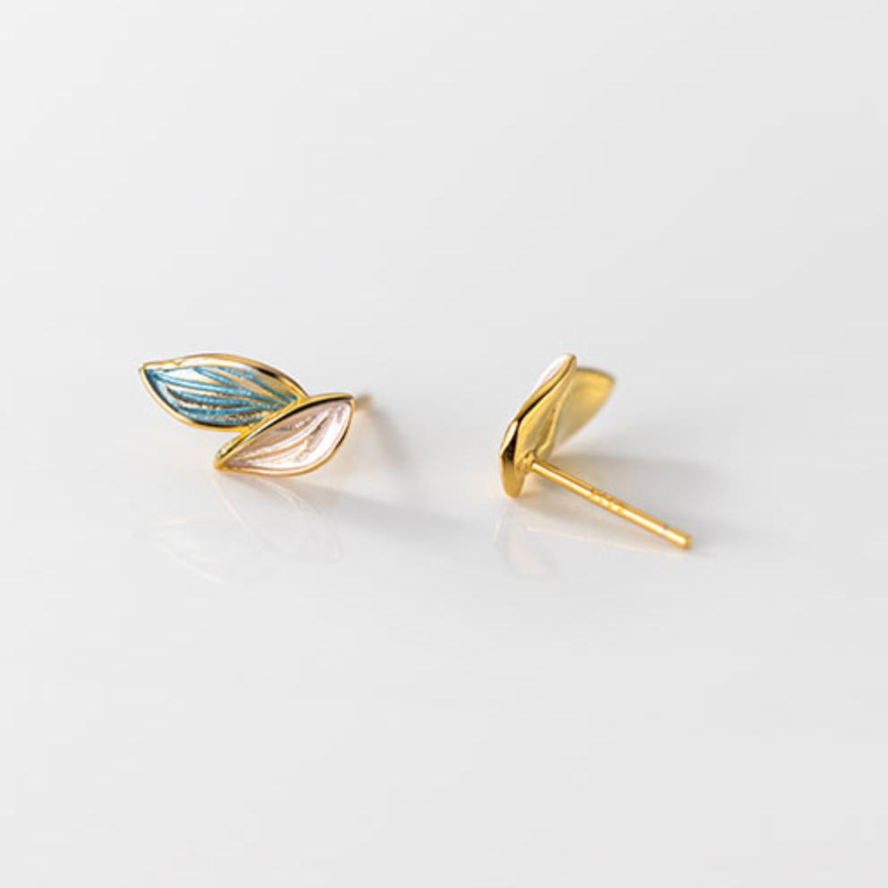 Leaf Stud Earrings