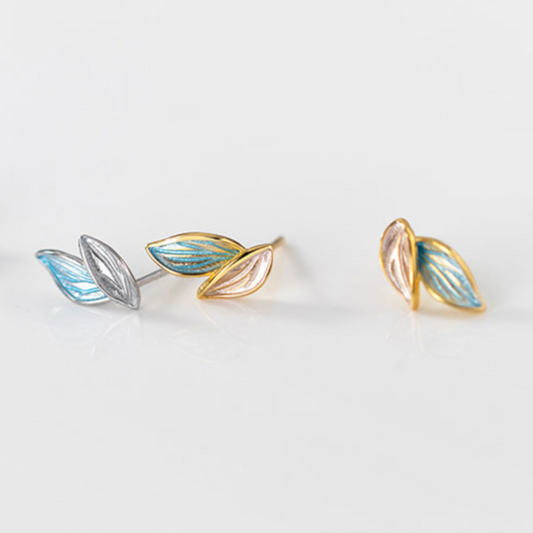 Leaf Stud Earrings