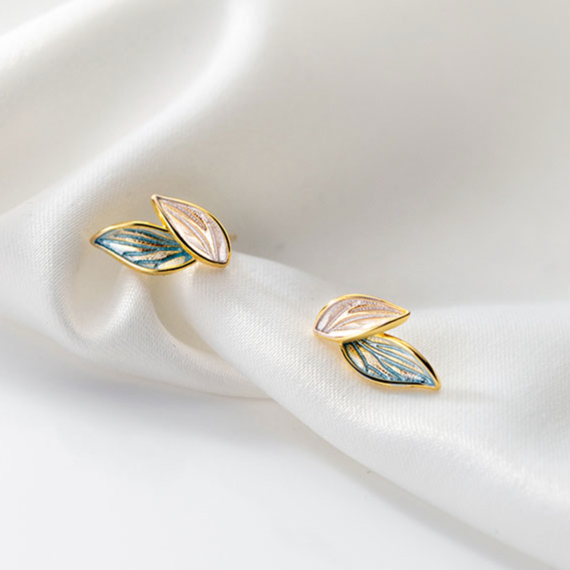 Leaf Stud Earrings