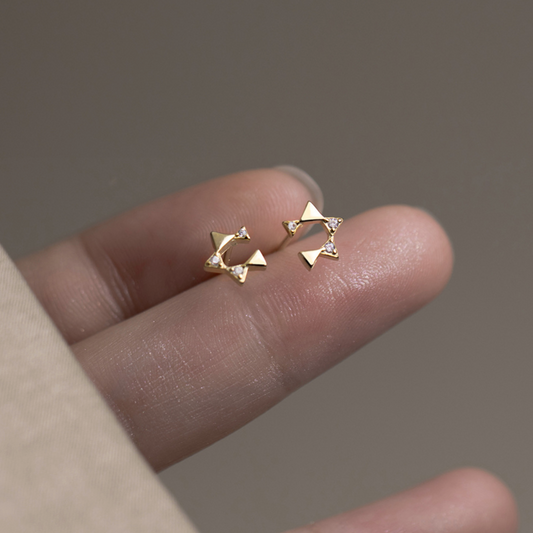 Star Spike Stud Earrings
