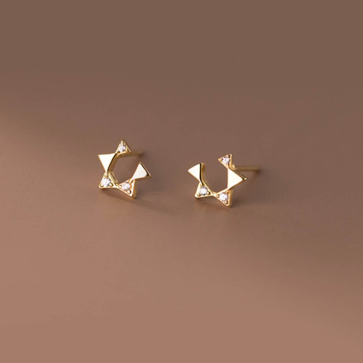 Star Spike Stud Earrings