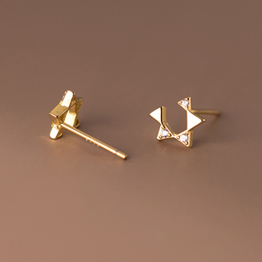 Star Spike Stud Earrings