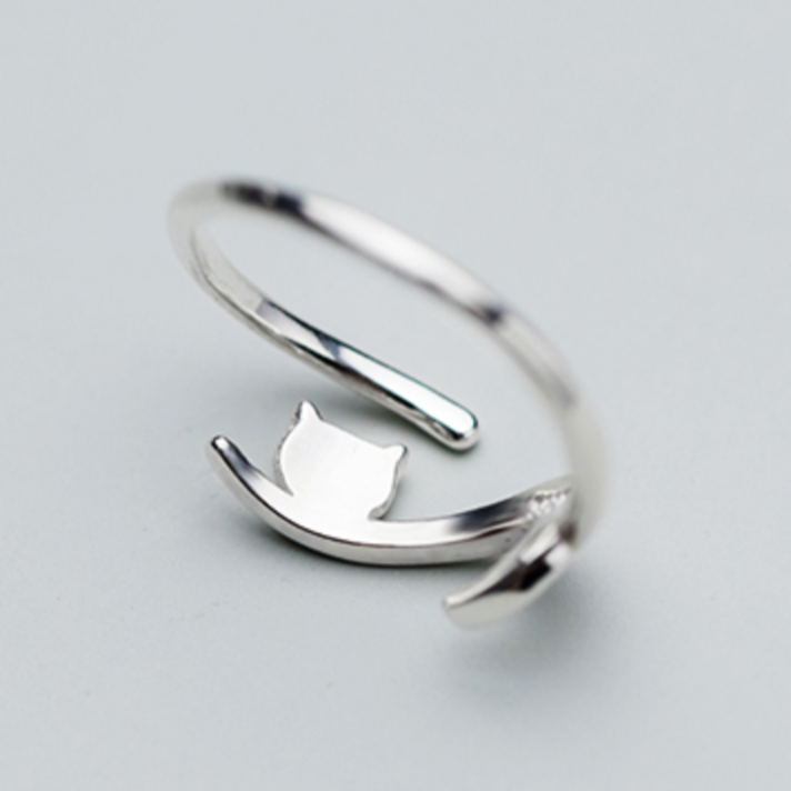 Cat Tail Adjustable Ring
