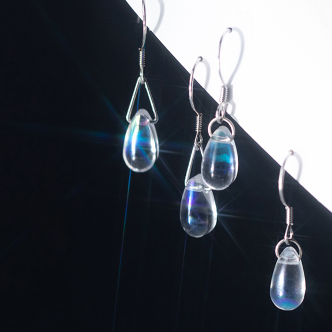 Faux Crystal Drop Earrings