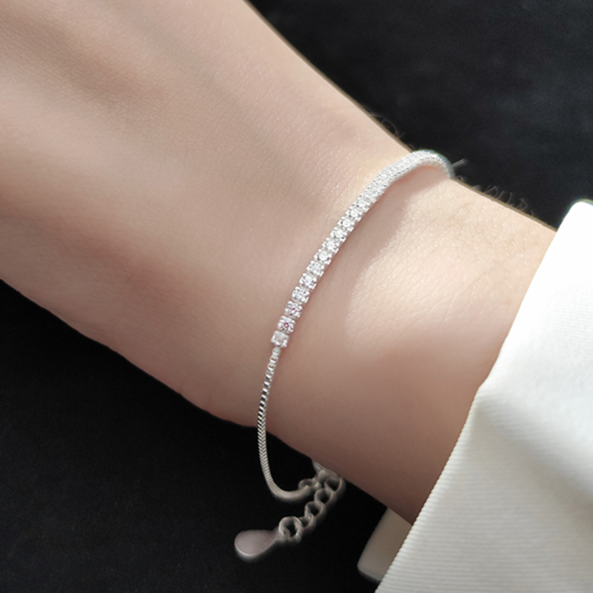Crystal Tennis Bracelet