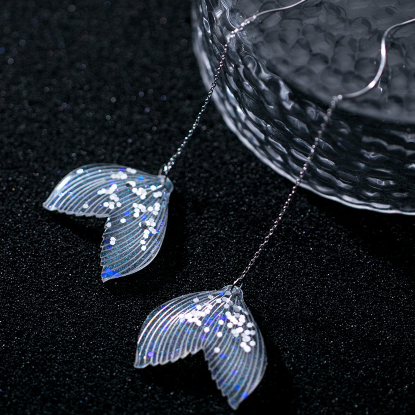 Mermaid Tail Threader Earrings