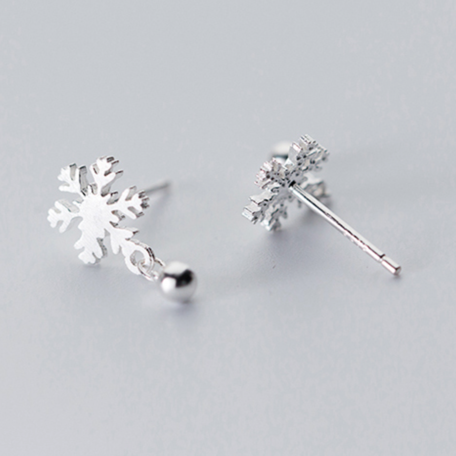 Snowflake Drop Earrings