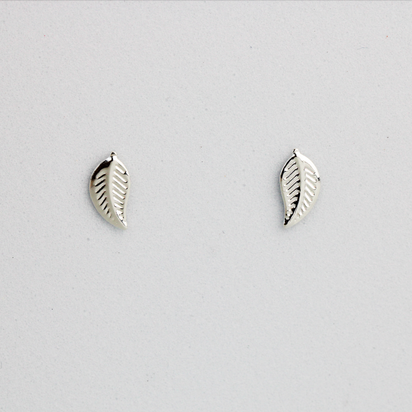 Minimalist Leaf Stud Earrings