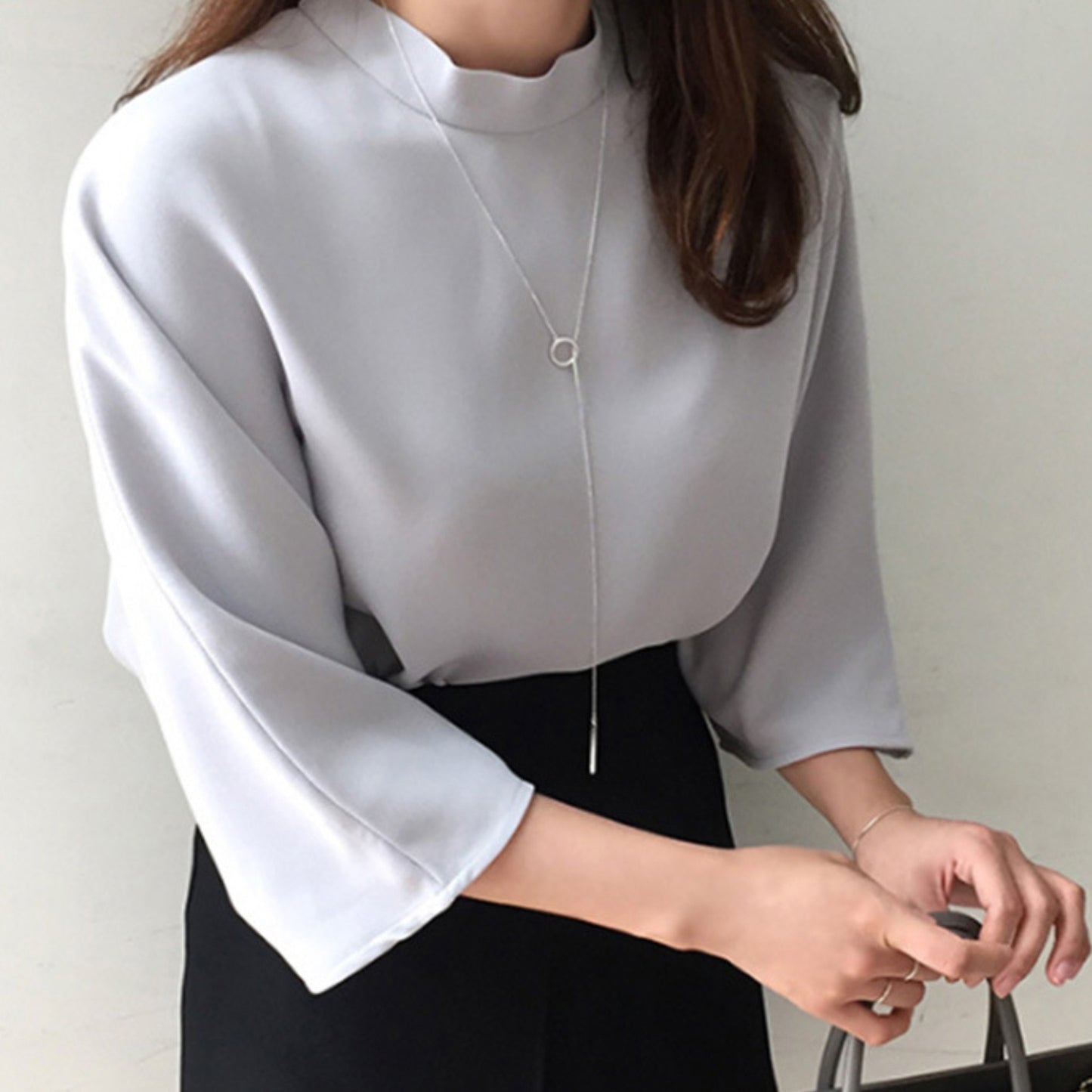 Long Chain Threader Necklace