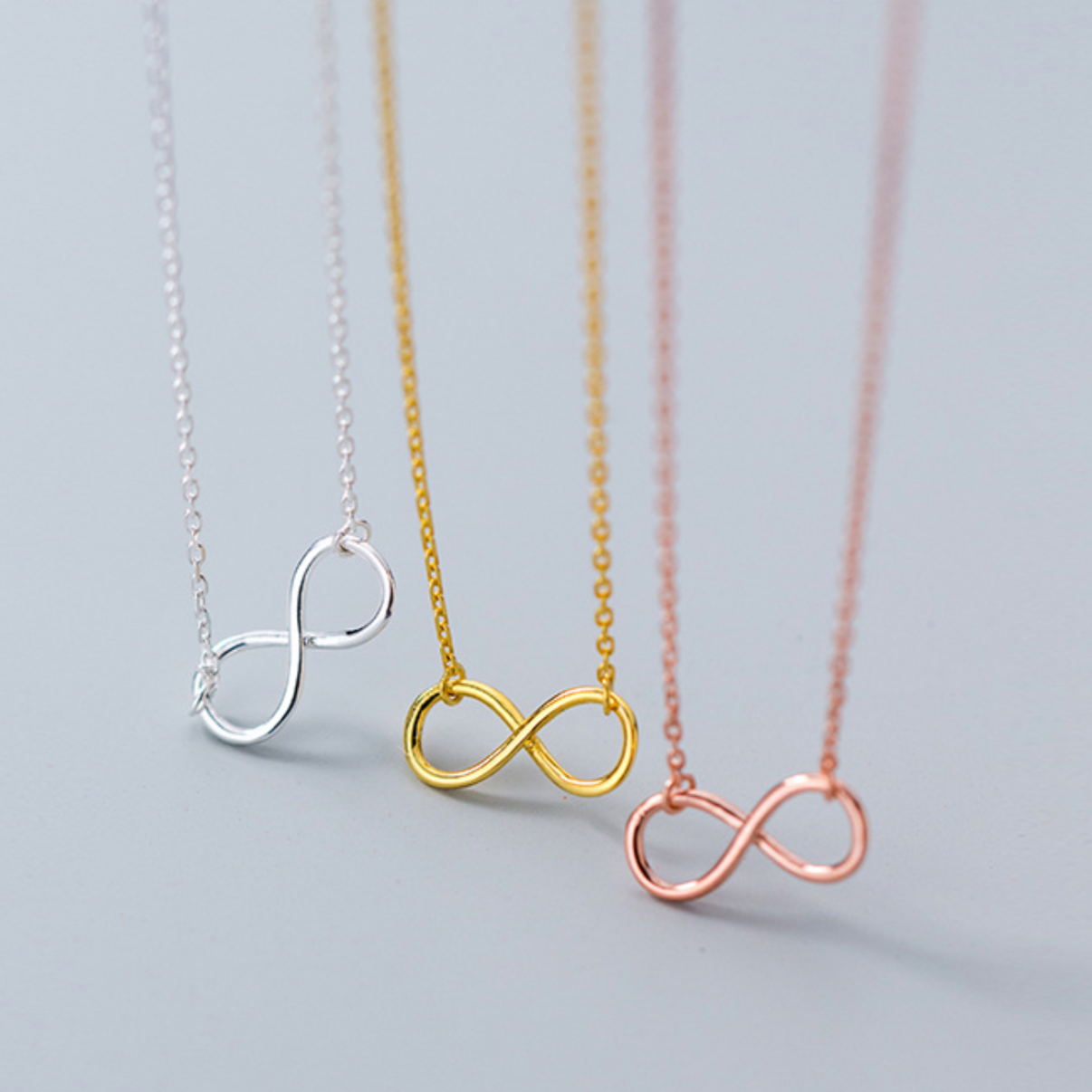 Sterling Silver Infinity Necklace