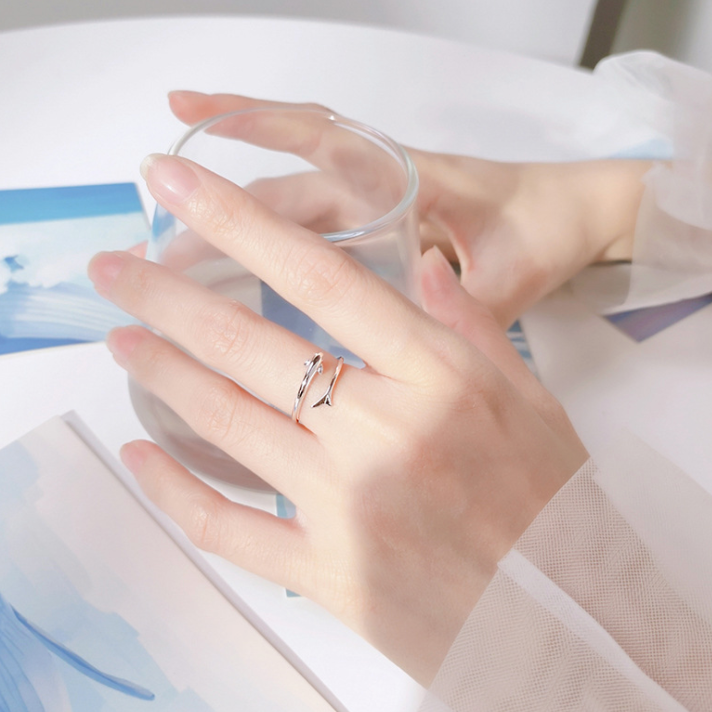 Dolphin Adjustable Ring