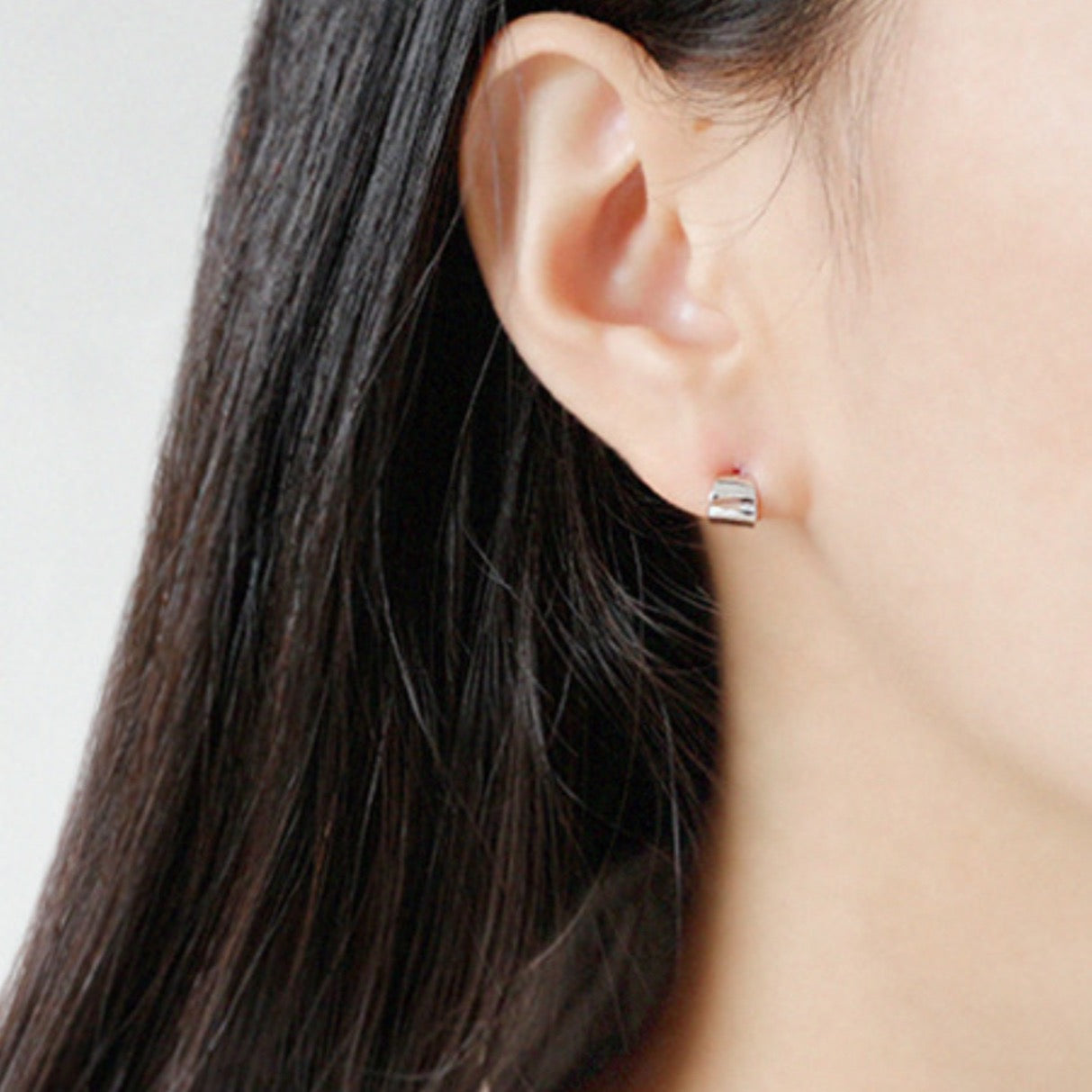 Tiny Cuff Stud Earrings