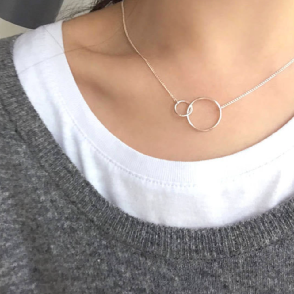 Interlocking Rings Necklace