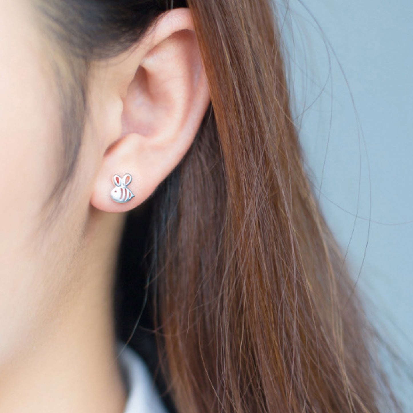 Bumble Bee Stud Earrings