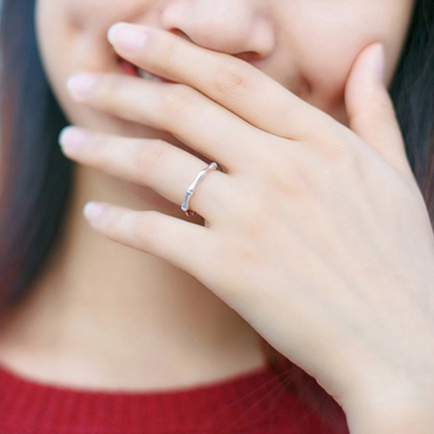 Bamboo Adjustable Ring