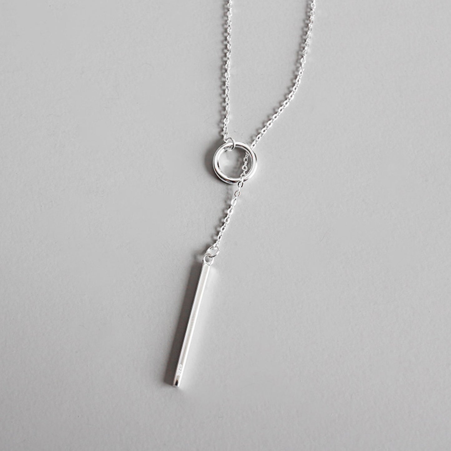 Long Chain Threader Necklace