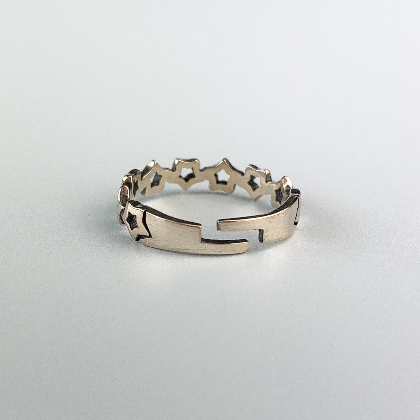 Star Linked Adjustable Ring