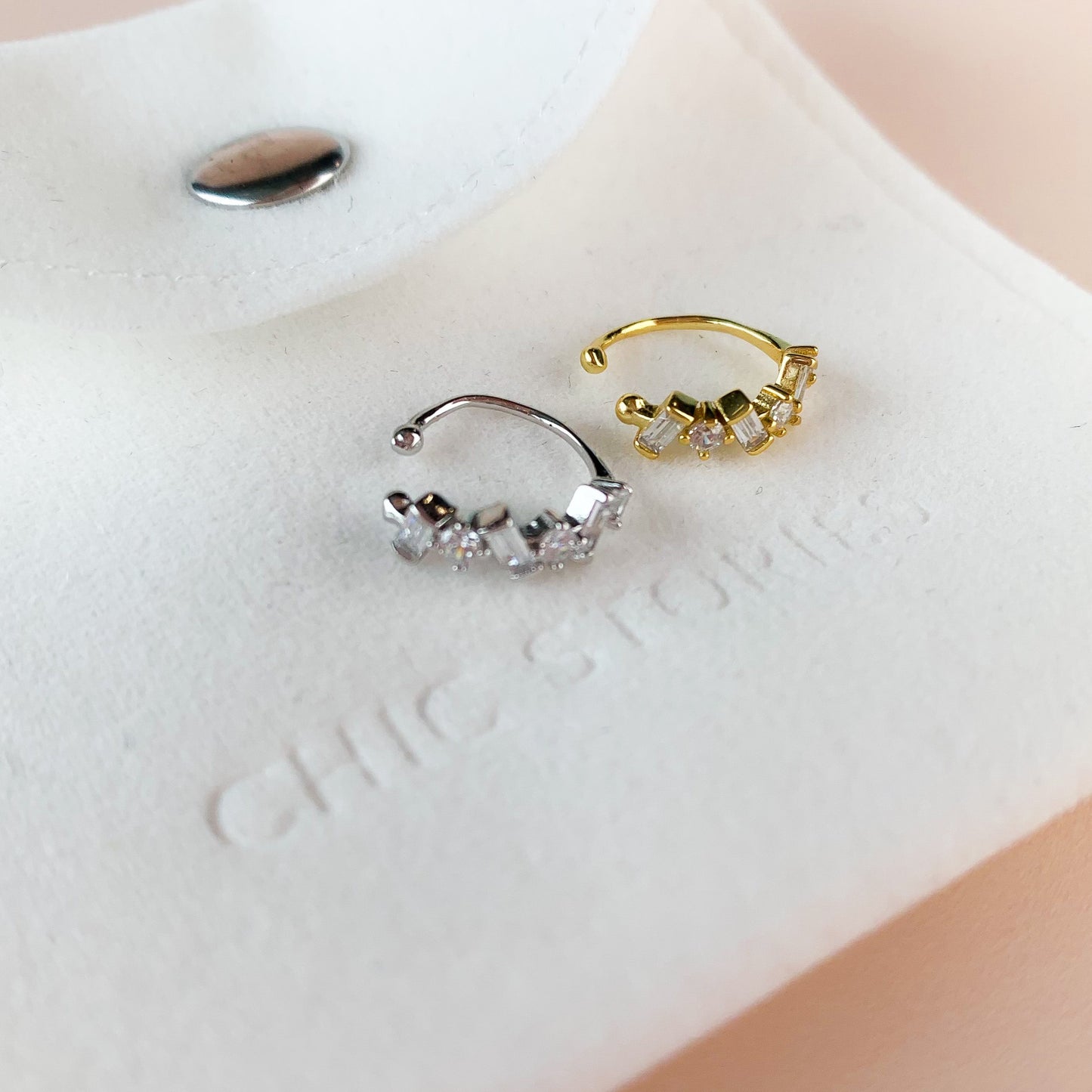 Crystal Cluster Ear Cuff