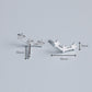 Triple Star Climber Stud Earrings
