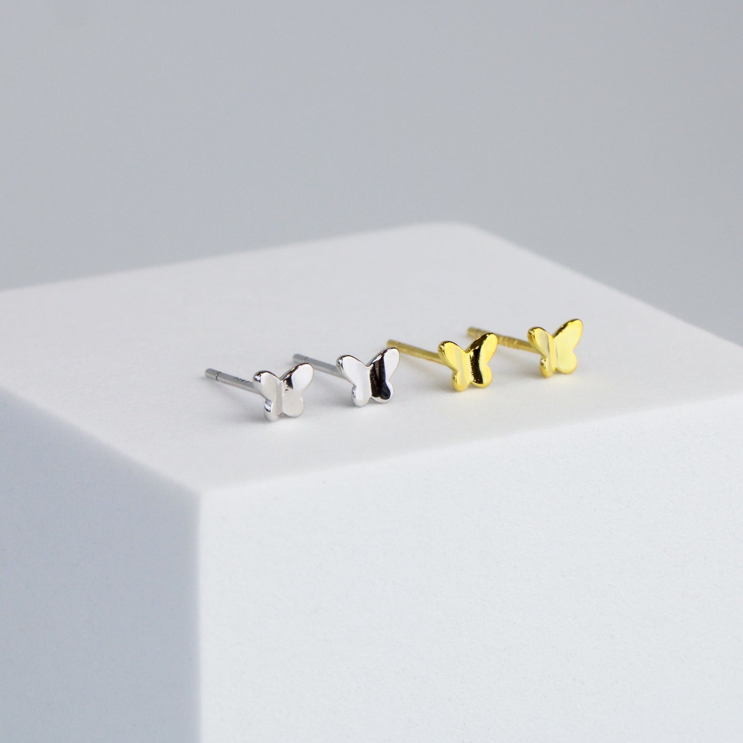 Tiny Butterfly Stud Earrings