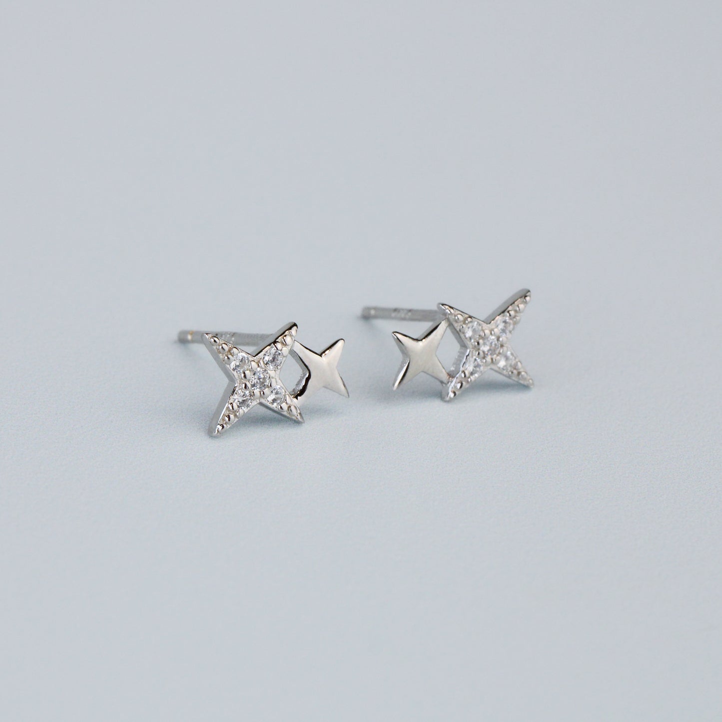 Twinkling Star Stud Earrings